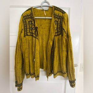 Free People Peasant-Style Blouse — Size M